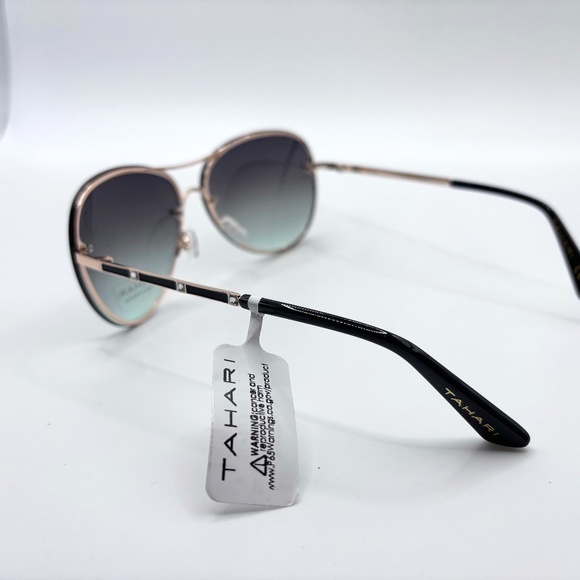 Tahari Women's Cat-Eye Aviator Oversized Sunglasses - Picture 2 of 9